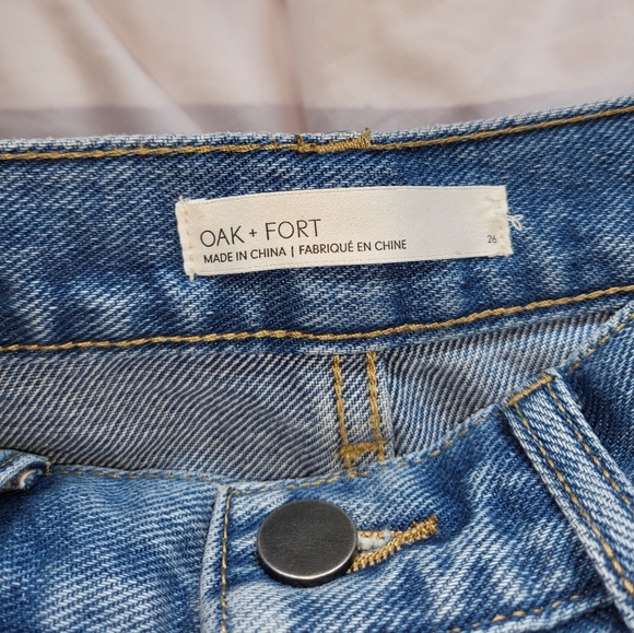 OAK+FORT Wide Leg Jeans - Picture 3 of 3